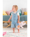 BEBE P'TIT COEUR OURS ROSE 30CM