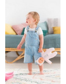 BEBE P'TIT COEUR OURS ROSE 30CM