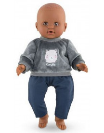 SWEAT VELOUR OURSON BEBE 36CM