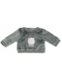 SWEAT VELOUR OURSON BEBE 36CM