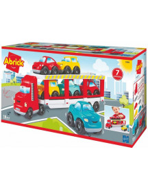 ABRICK LE TRANSPORTEUR + 6 VEHICULES