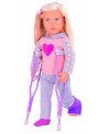 POUPEE 46CM MARTHA BLONDE + VET. ET BEQU