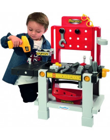 ETABLI + DIABLE + BTE A OUTILS + CASQUE