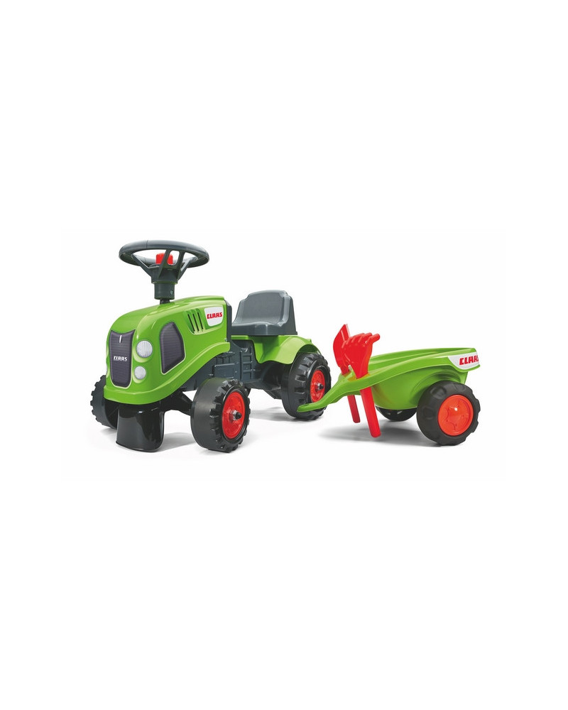 PORTEUR TRACTEUR CLAAS + REMORQUE + DOUB