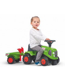 PORTEUR TRACTEUR CLAAS + REMORQUE + DOUB