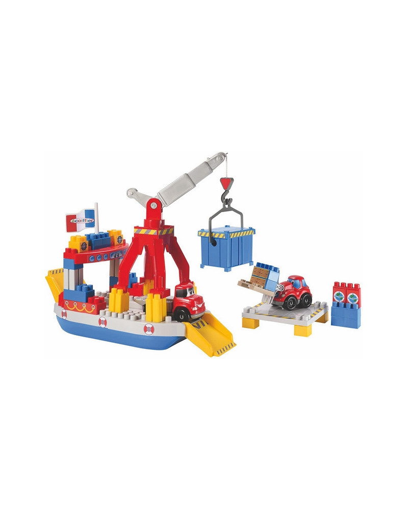 ABRICK LE BATEAU PORTE CONTAINER + GRUE