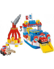 ABRICK LE BATEAU PORTE CONTAINER + GRUE