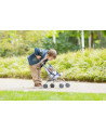 POUSSETTE CANNE BLEUE DOUBLE ROUES 63CM