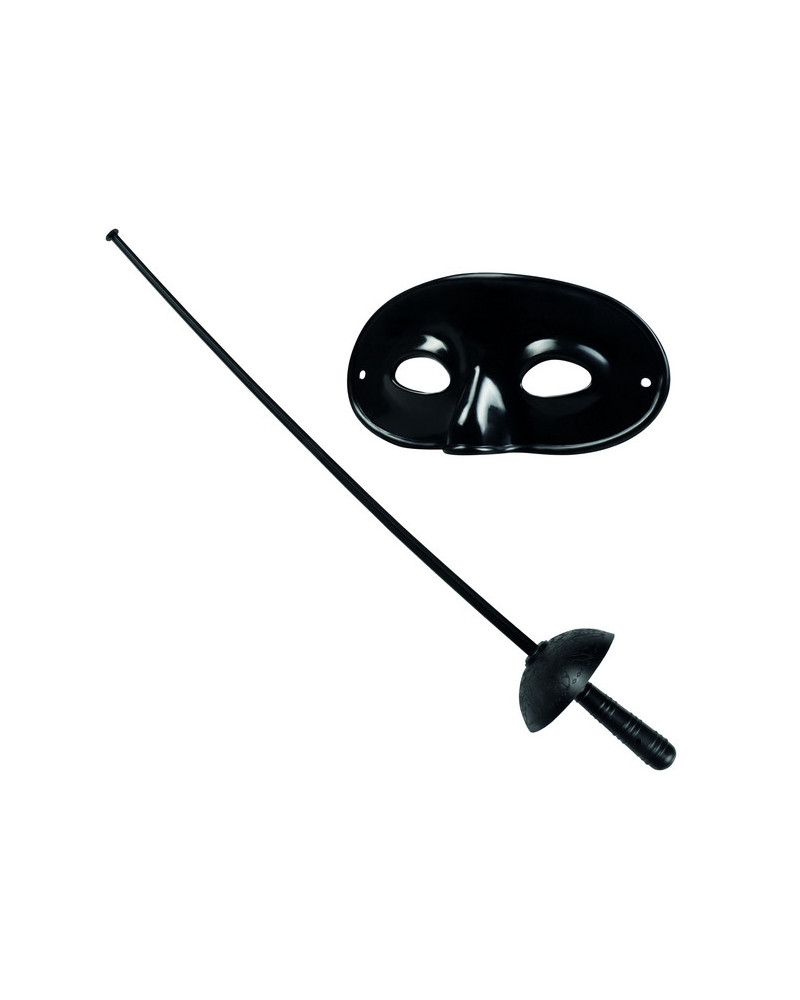 SET ZORRO MASQUE + EPEE 60CM