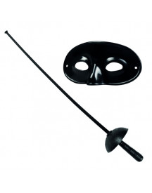 SET ZORRO MASQUE + EPEE 60CM