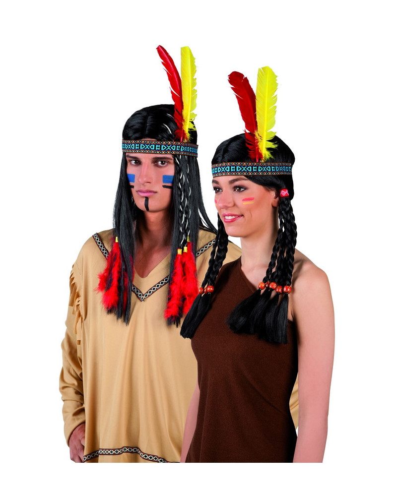 BANDEAU PLUMES INDIEN/INDIENNE