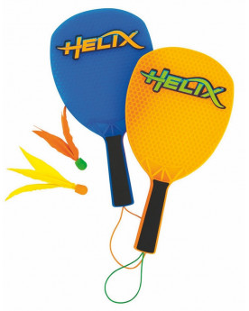 2 RAQUETTES + 2 PLUMES HELIX