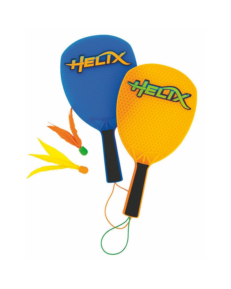2 RAQUETTES + 2 PLUMES HELIX