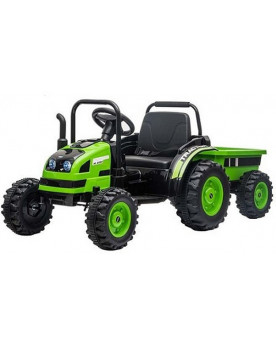 TRACTEUR + REMORQUE VERT...