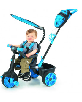 TRICYCLE 4 EN 1 LUXE BLEU