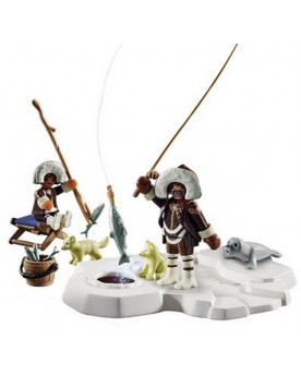 SET CADEAU PECHEURS SUR GLACE