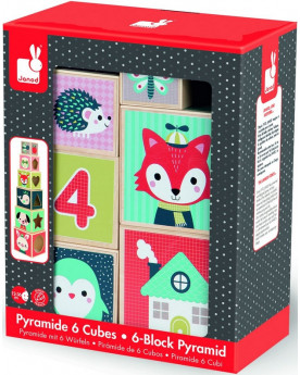 PYRAMIDE 6 CUBES BABY FOREST