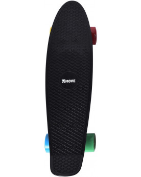 SKATEBOARD 55CM PLAST. NOIR
