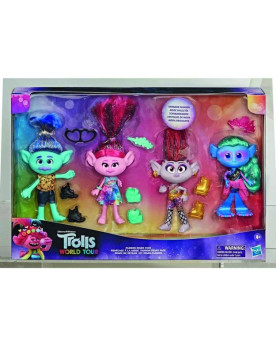 TROLLS MULTIPACK 4 POUPEES