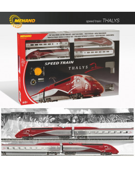 TRAIN THALYS LOCO + 2 WAGONS