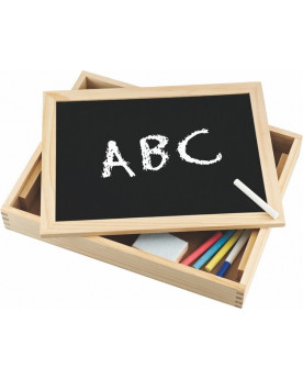 2 EN 1 TABLEAU CRAIE/BLC...