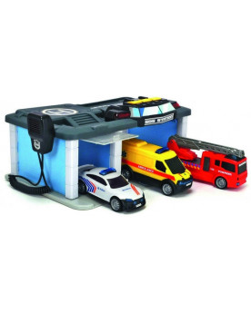 CASERNE + 3 VEHICULES DE...