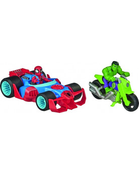 2 VEHICULE+2 FIG.SPIDERMAN...