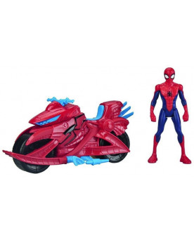 SPIDERMAN MOTO + FIGURINE 10CM