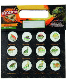 PACK 12 BILLES DINO 3D