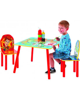 TS3 TABLE ET 2 CHAISES BOIS