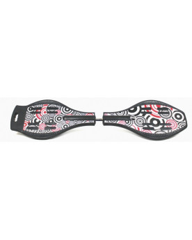 WAVEBOARD ROUGE/NOIR/BLANC