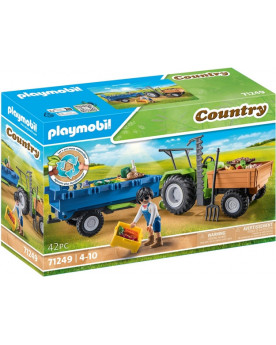 TRACTEUR AVEC REMORQUE