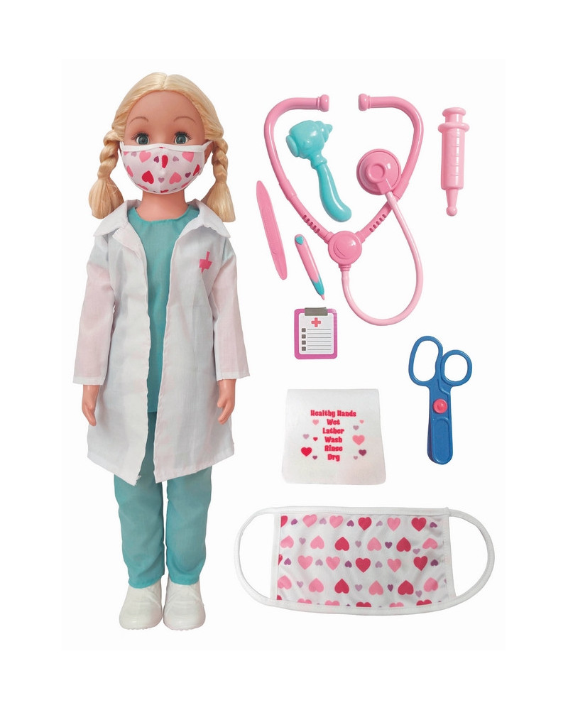 POUPEE DOCTEUR + ACCESSOIRES