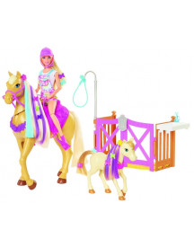 BARBIE CHEVAL ET PLAYSET