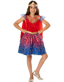 COST. LUXE WONDER WOMAN 7/8 ANS