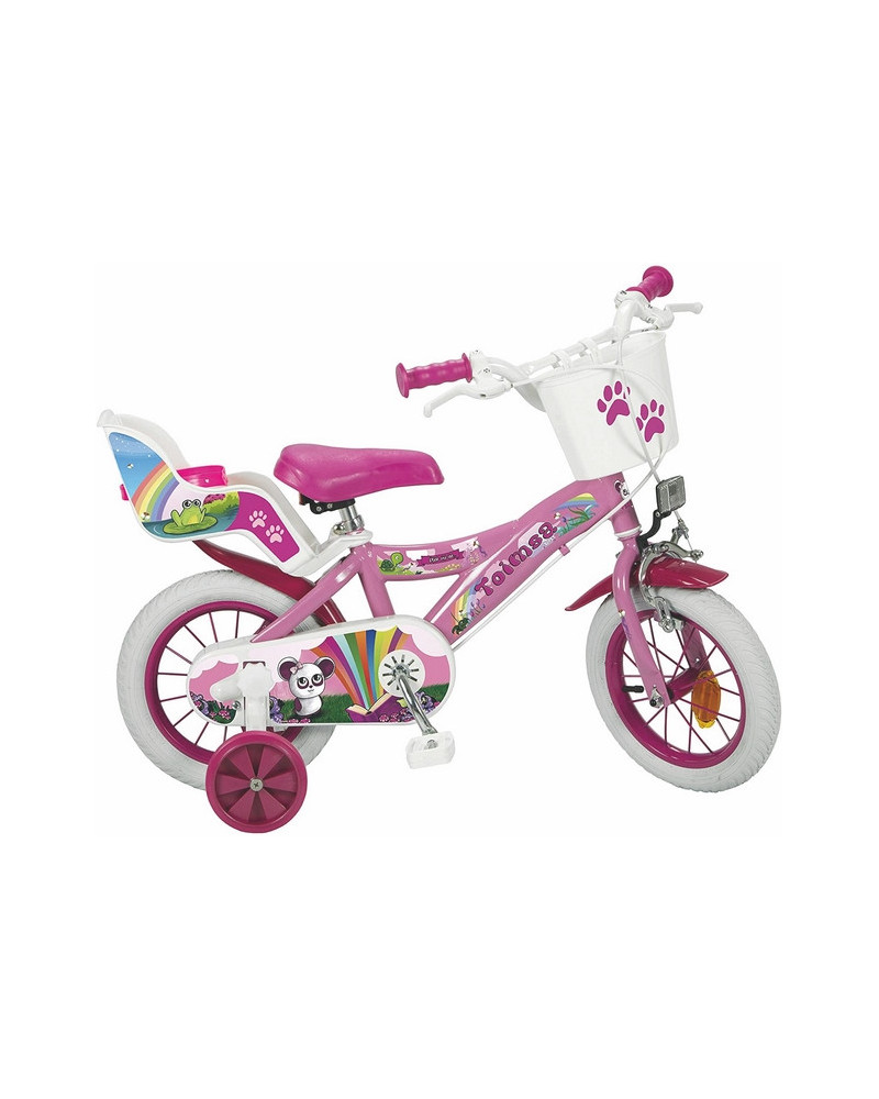 VELO 12" FANTASY ROUES GONFL PORTE BEBE