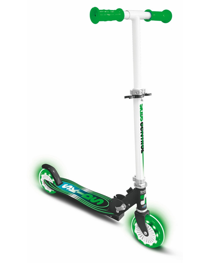 SCOOTER ALU PLIABLE ROUES LUMINEUSES