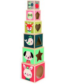 PYRAMIDE 6 CUBES BABY FOREST