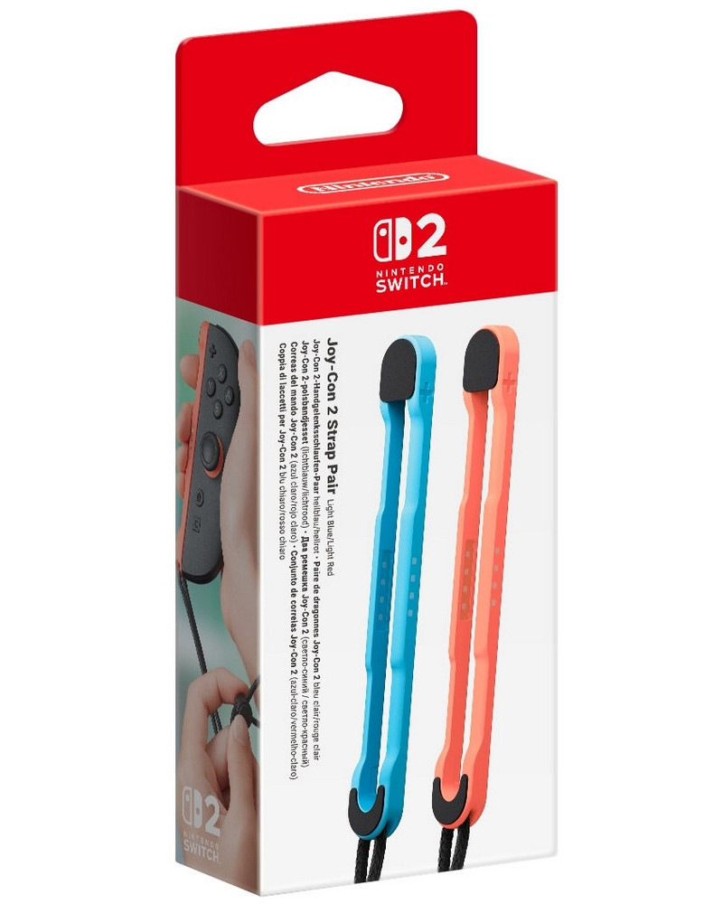 SWITCH2 JOY-CON STRAP BLEU+ROUGE