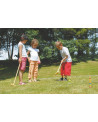CROQUET 4 JOUEURS CHARIOT METAL