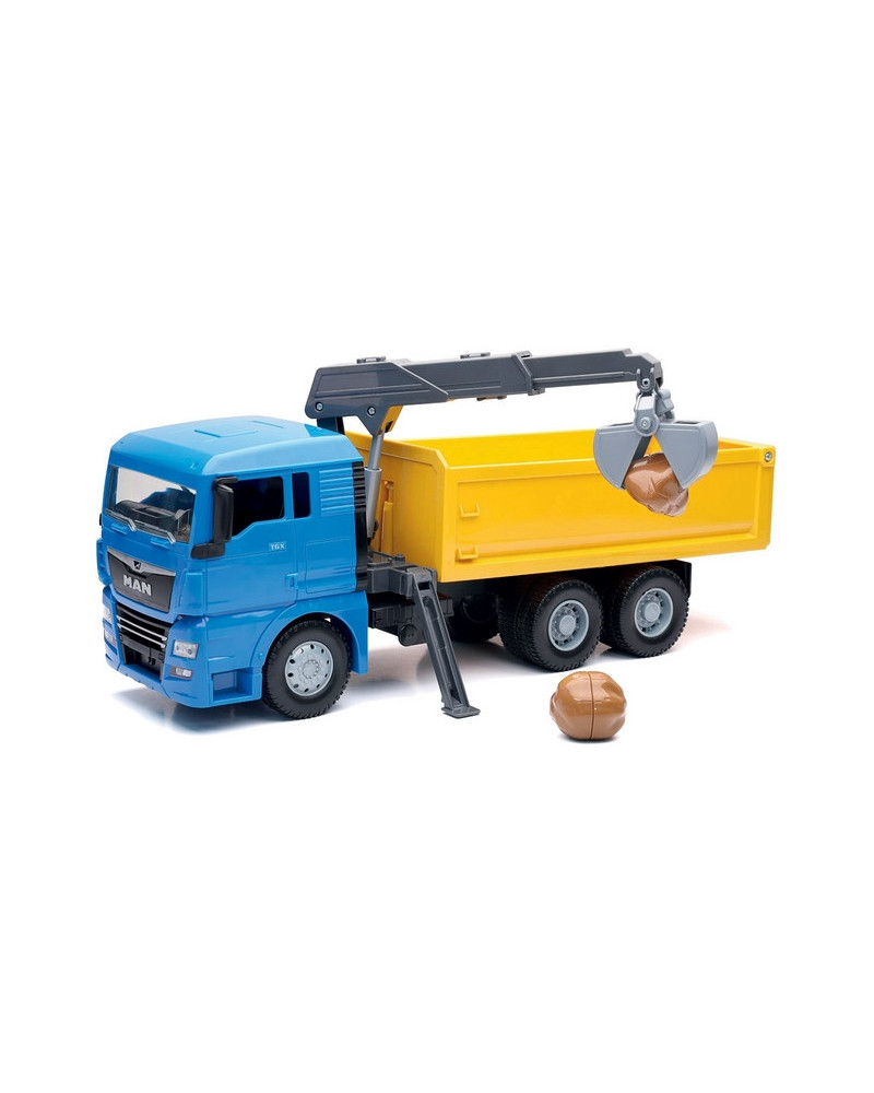 CAMION BENNE + GRUE 1/18