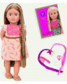 POUPEE CHEVEUX 46CM - PORTIA