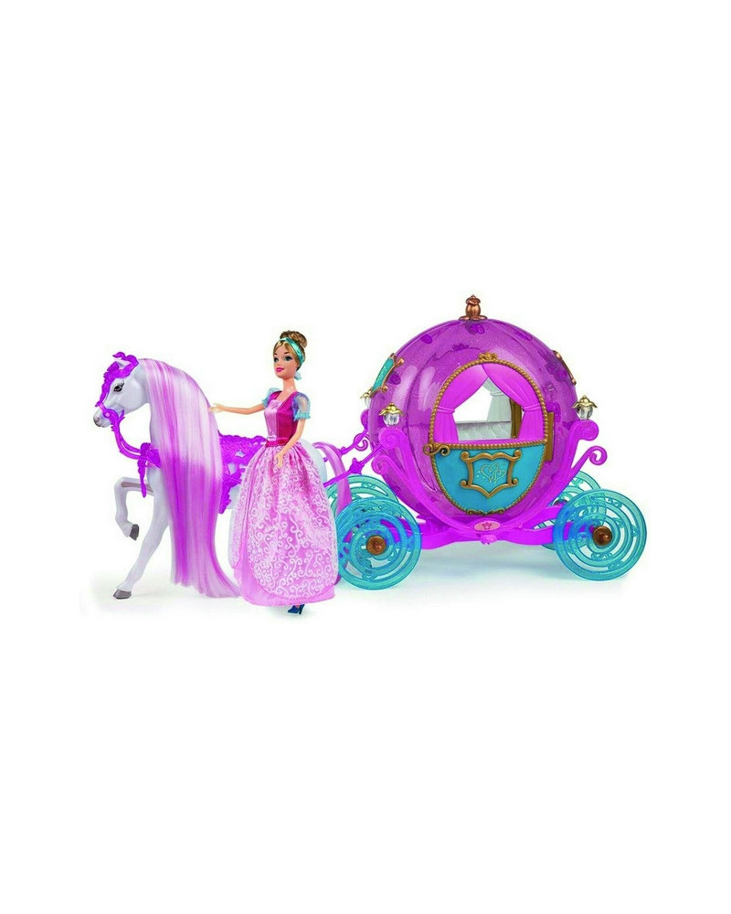POUPEE CENDRILLON + CHEVAL + CAROSSE