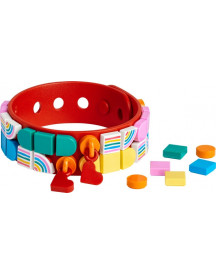BRACELET AVEC DES CHARMS - ARC-EN-CIEL