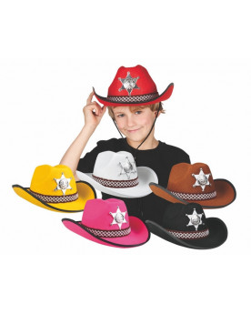 CHAPEAU COWBOY ENFANTS 6ASS.