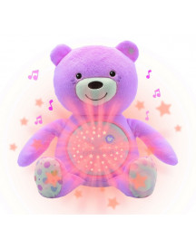 OURSON PROJECTEUR BEBE ROSE