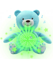OURSON PROJECTEUR BEBE BLEU