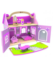 MAISON DE PRINCESSE EN BOIS + ACC.