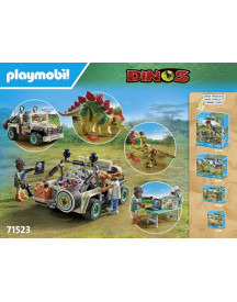 CAMPEMENT DES EXPLORATEURS AVEC DINOS