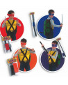 ARME + BANDEAU TORTUE NINJA 4 ASS.
